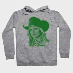 miranda lambert ( 12 ) vintage - green solid style Hoodie